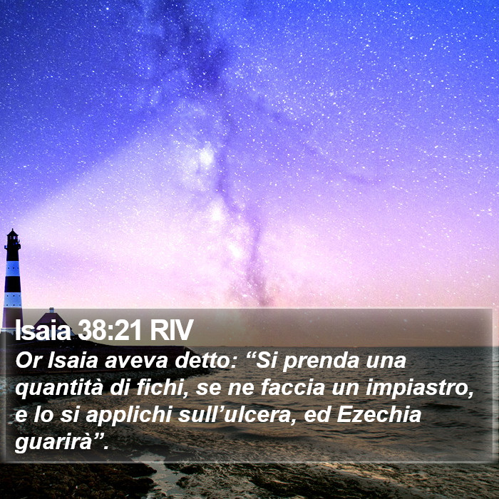 Isaia 38:21 RIV Bible Study