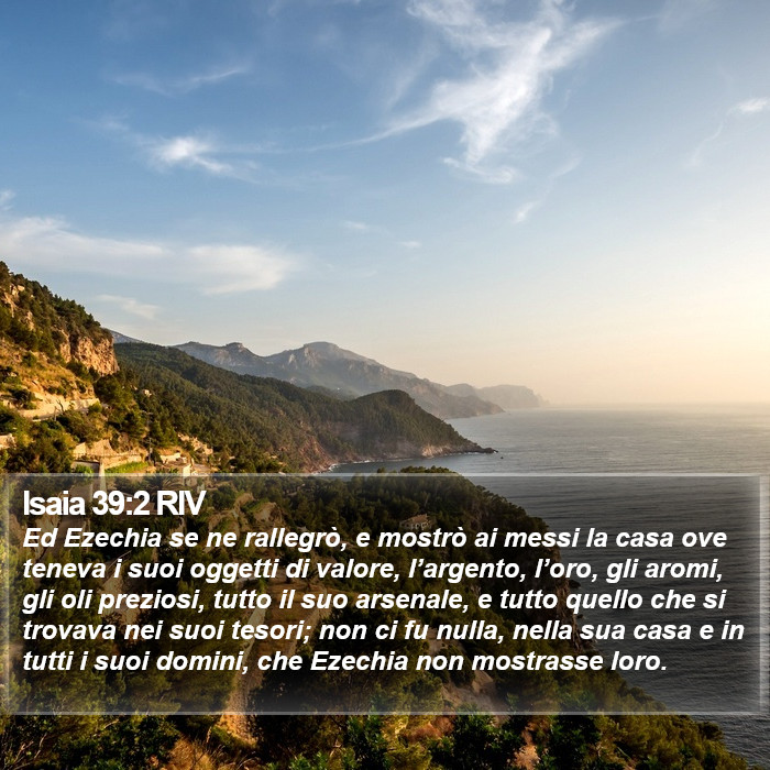 Isaia 39:2 RIV Bible Study