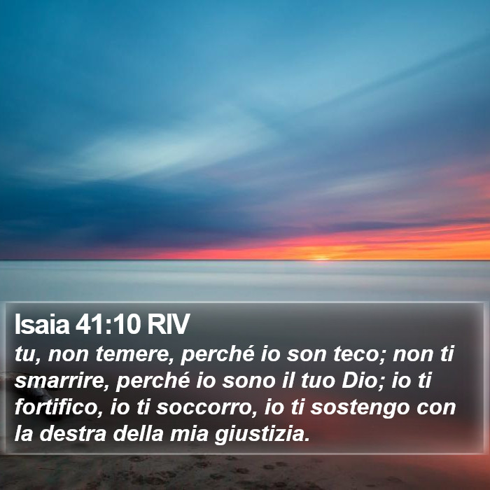 Isaia 41:10 RIV Bible Study