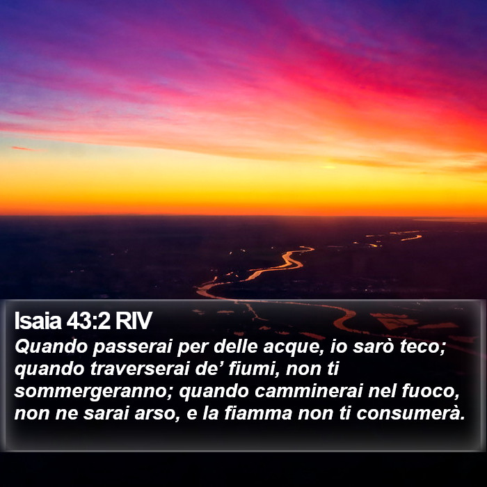 Isaia 43:2 RIV Bible Study