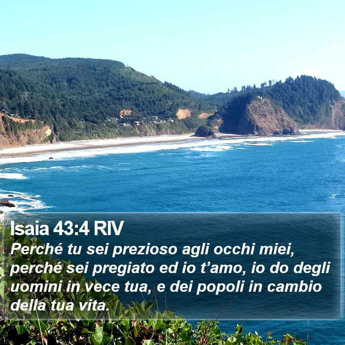 Isaia 43:4 RIV Bible Study