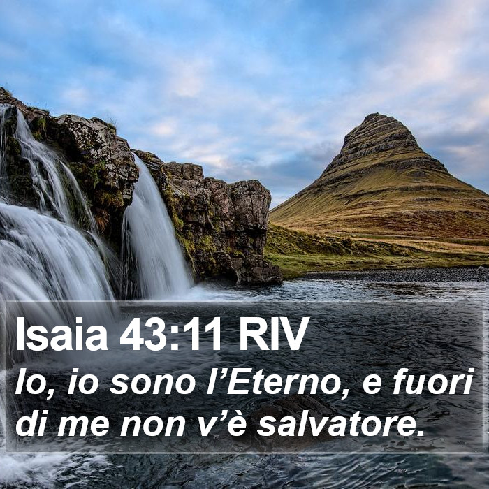 Isaia 43:11 RIV Bible Study