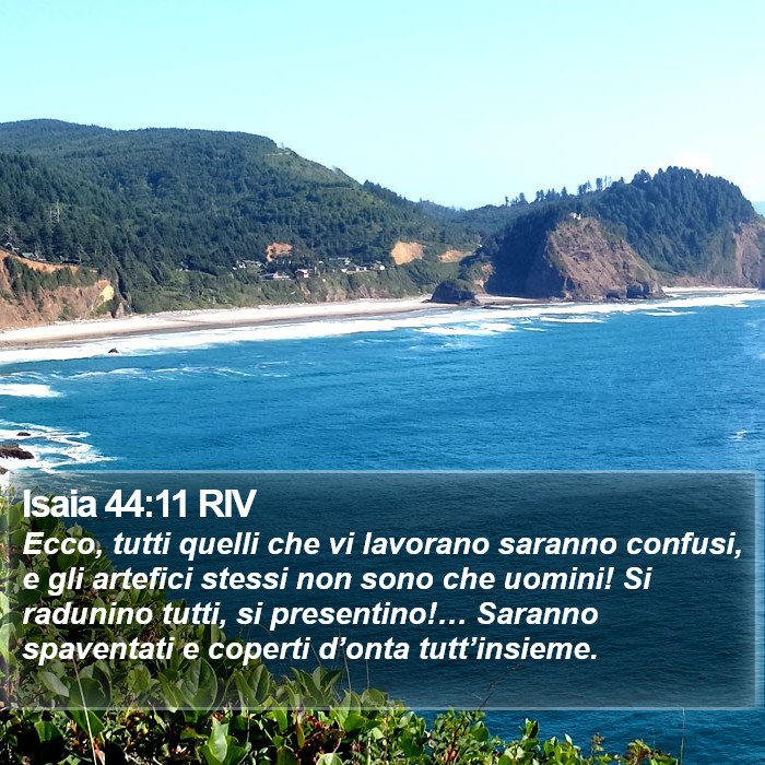 Isaia 44:11 RIV Bible Study