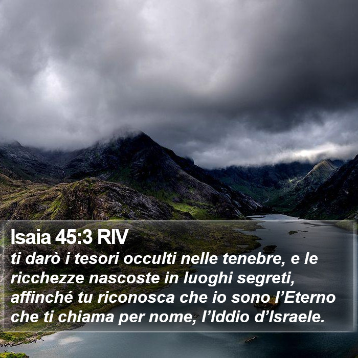 Isaia 45:3 RIV Bible Study