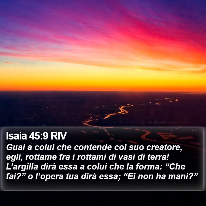 Isaia 45:9 RIV Bible Study