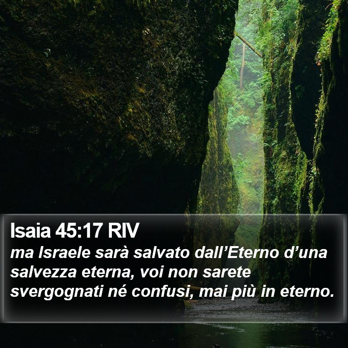 Isaia 45:17 RIV Bible Study