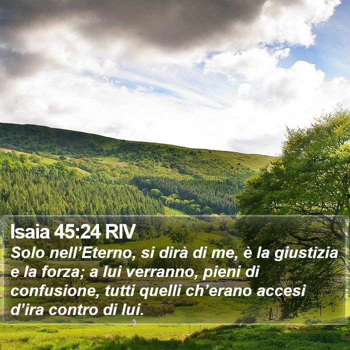 Isaia 45:24 RIV Bible Study