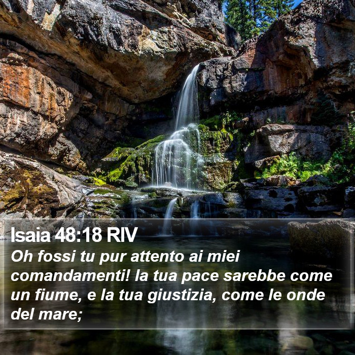 Isaia 48:18 RIV Bible Study