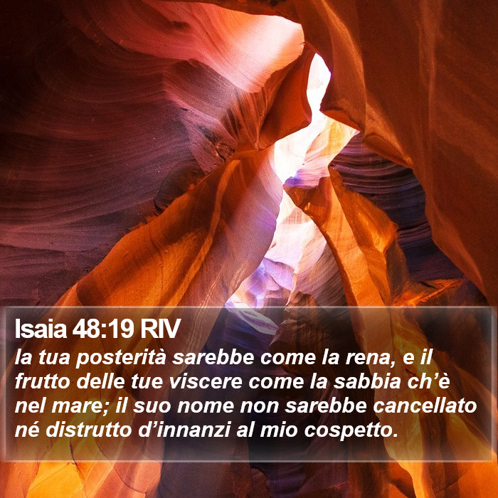 Isaia 48:19 RIV Bible Study