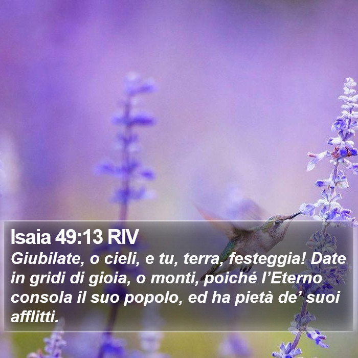 Isaia 49:13 RIV Bible Study