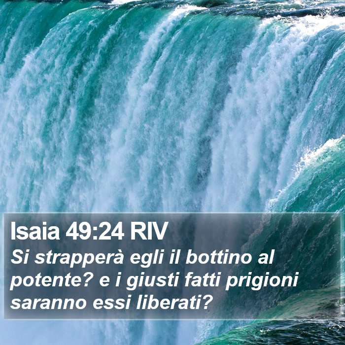 Isaia 49:24 RIV Bible Study