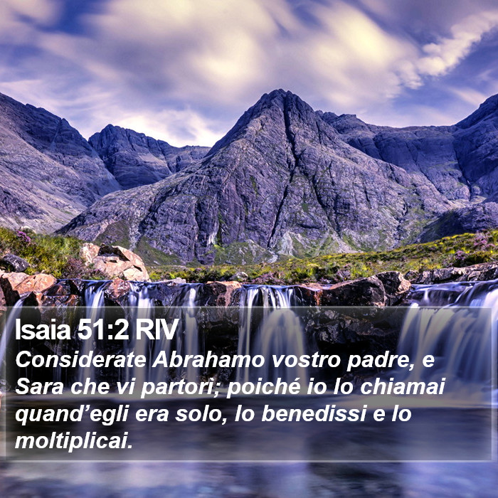 Isaia 51:2 RIV Bible Study