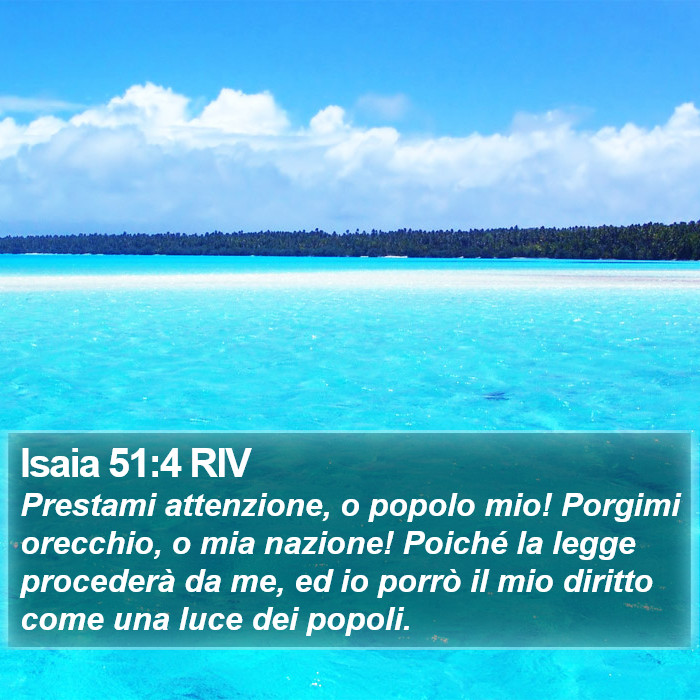 Isaia 51:4 RIV Bible Study