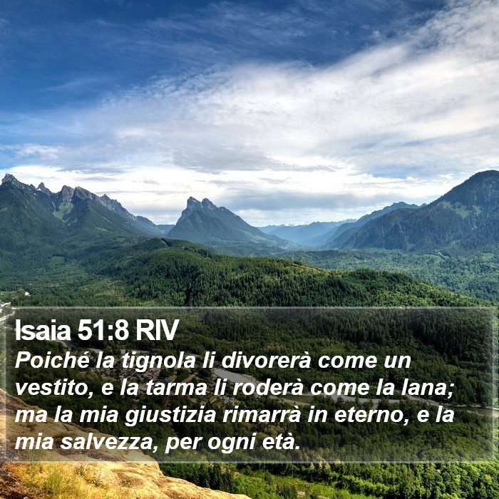 Isaia 51:8 RIV Bible Study