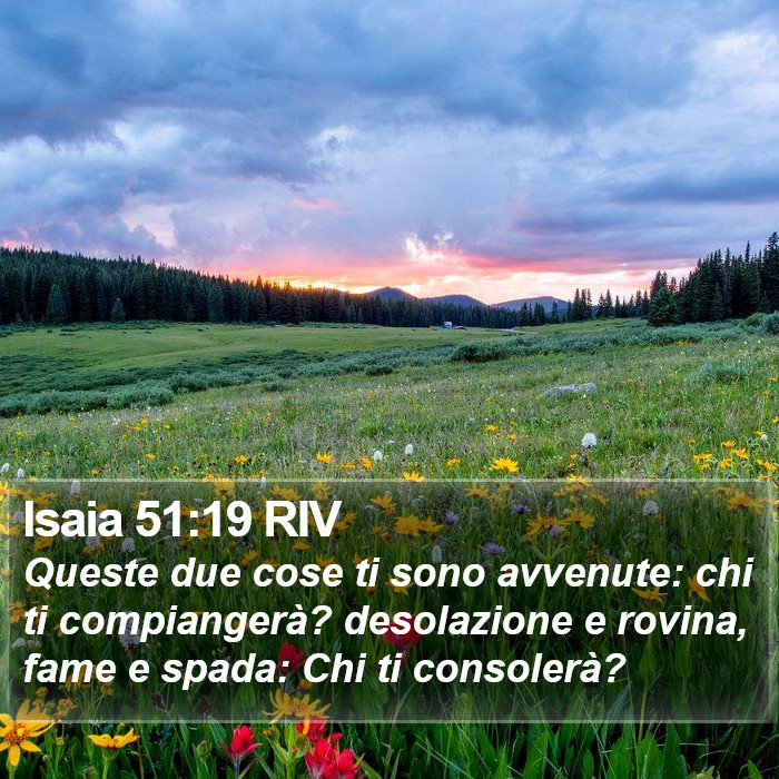 Isaia 51:19 RIV Bible Study