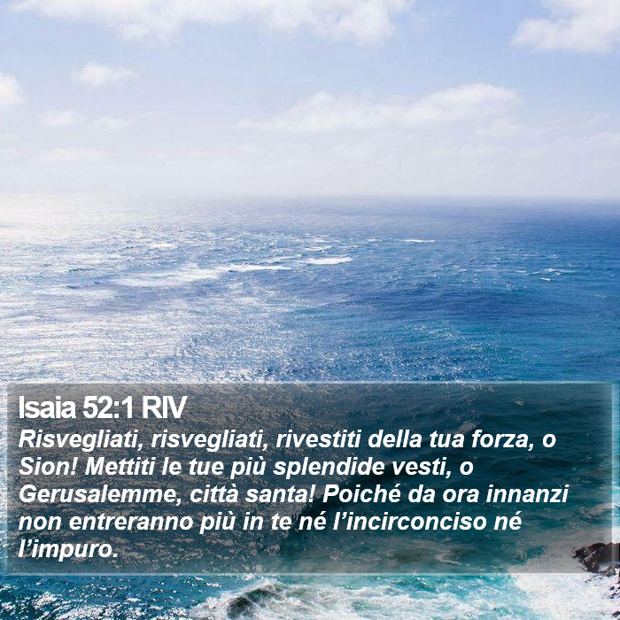 Isaia 52:1 RIV Bible Study