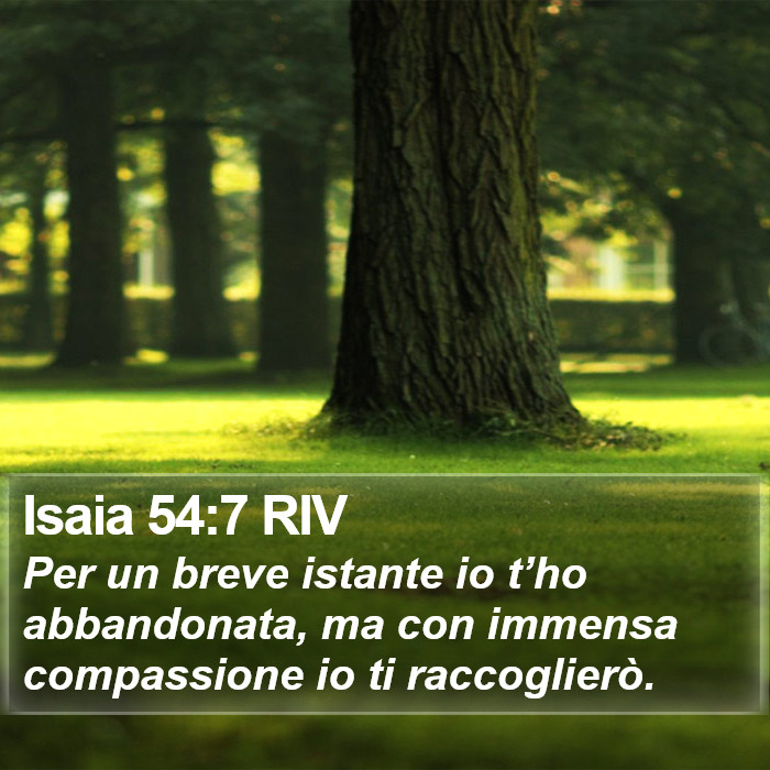 Isaia 54:7 RIV Bible Study