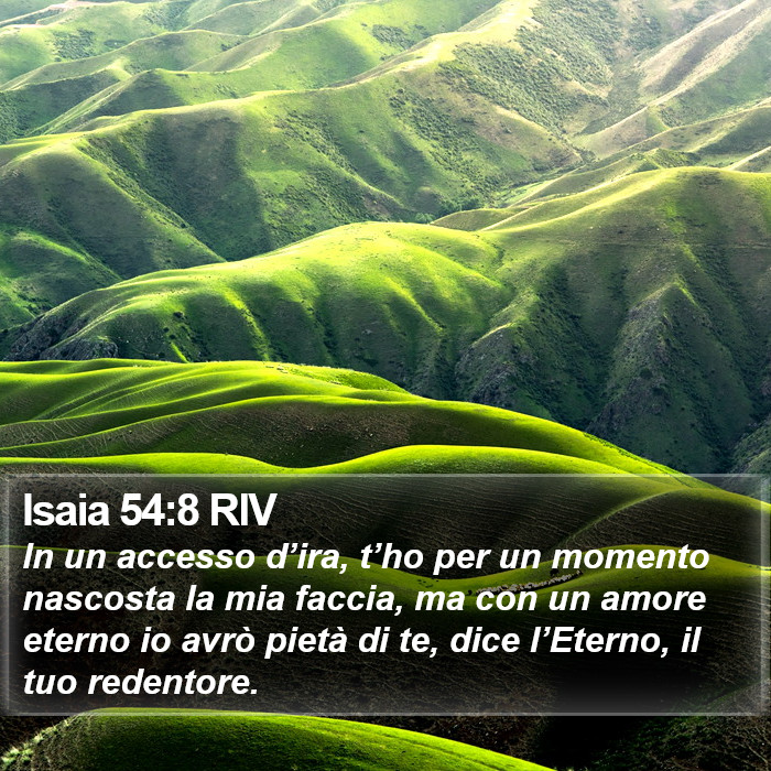 Isaia 54:8 RIV Bible Study