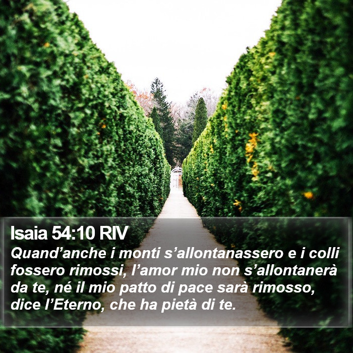 Isaia 54:10 RIV Bible Study