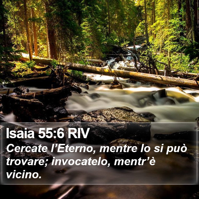 Isaia 55:6 RIV Bible Study