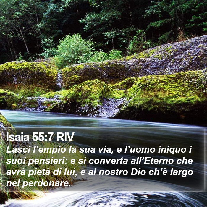 Isaia 55:7 RIV Bible Study