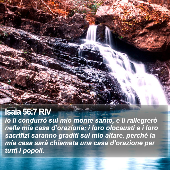 Isaia 56:7 RIV Bible Study