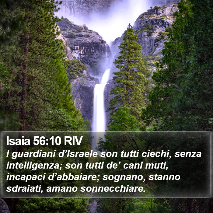 Isaia 56:10 RIV Bible Study