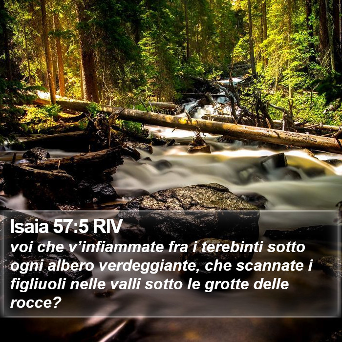 Isaia 57:5 RIV Bible Study