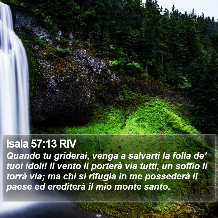 Isaia 57:13 RIV Bible Study