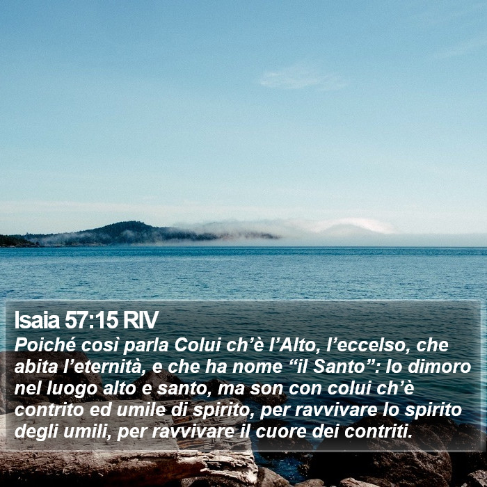 Isaia 57:15 RIV Bible Study