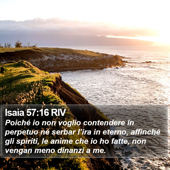 Isaia 57:16 RIV Bible Study