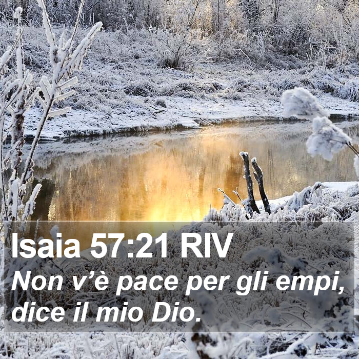 Isaia 57:21 RIV Bible Study