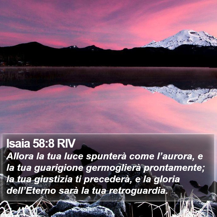 Isaia 58:8 RIV Bible Study