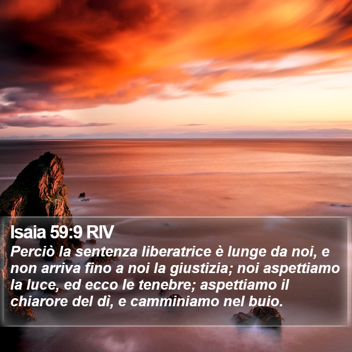 Isaia 59:9 RIV Bible Study