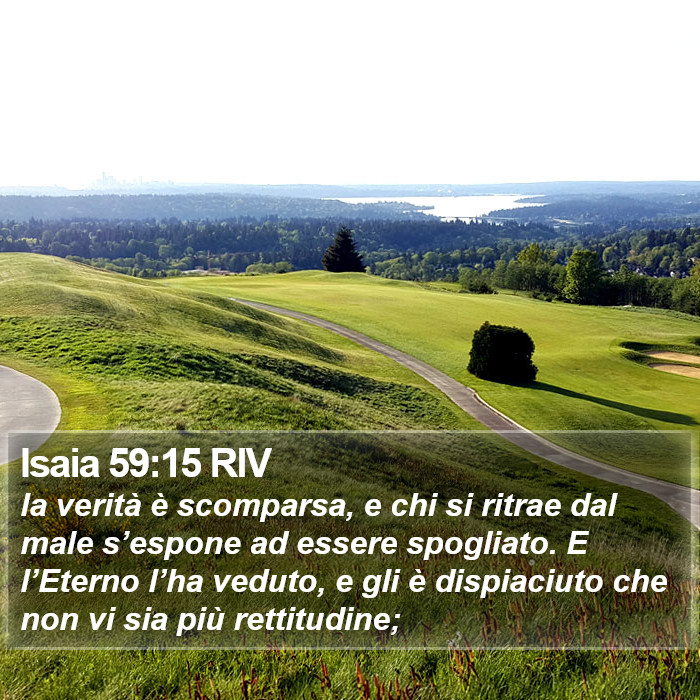 Isaia 59:15 RIV Bible Study