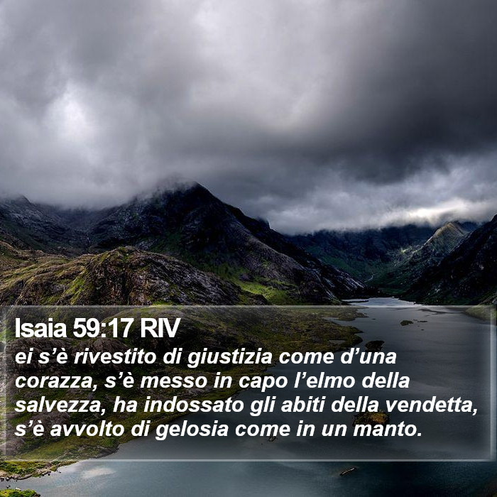 Isaia 59:17 RIV Bible Study