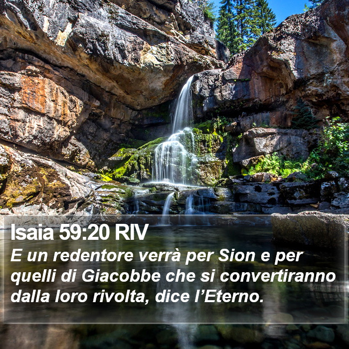 Isaia 59:20 RIV Bible Study