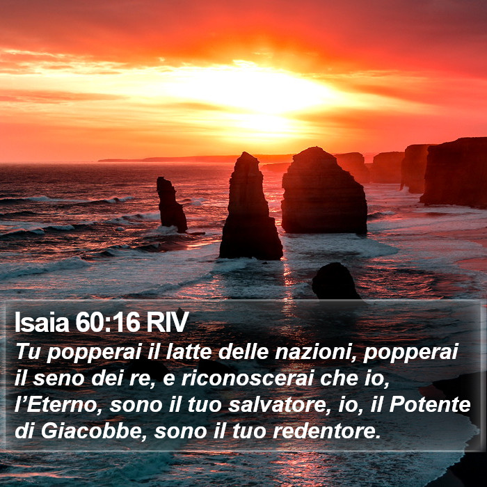 Isaia 60:16 RIV Bible Study