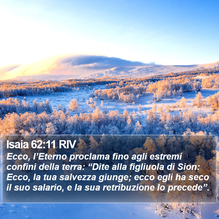 Isaia 62:11 RIV Bible Study