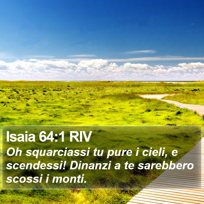 Isaia 64:1 RIV Bible Study