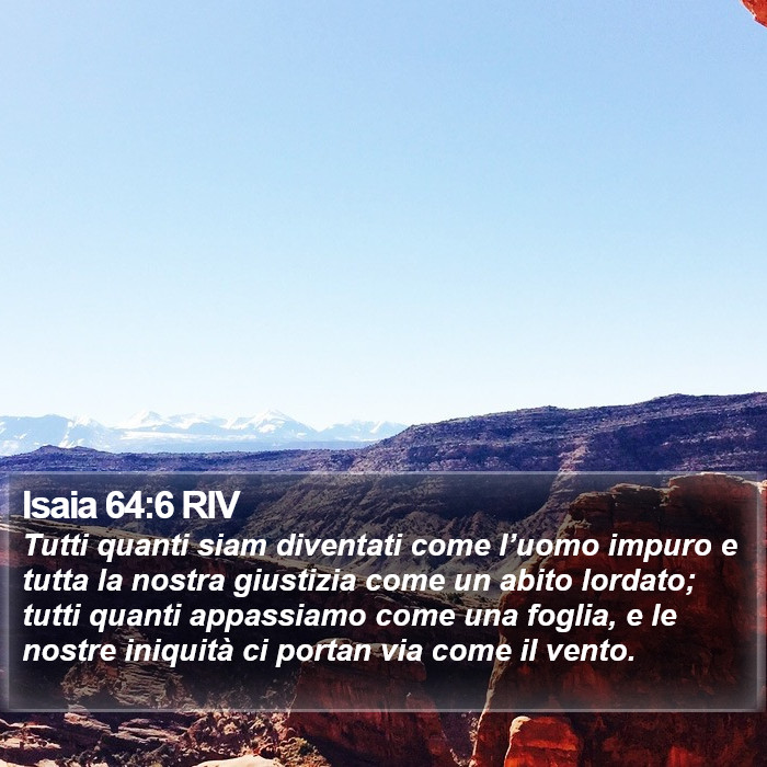 Isaia 64:6 RIV Bible Study