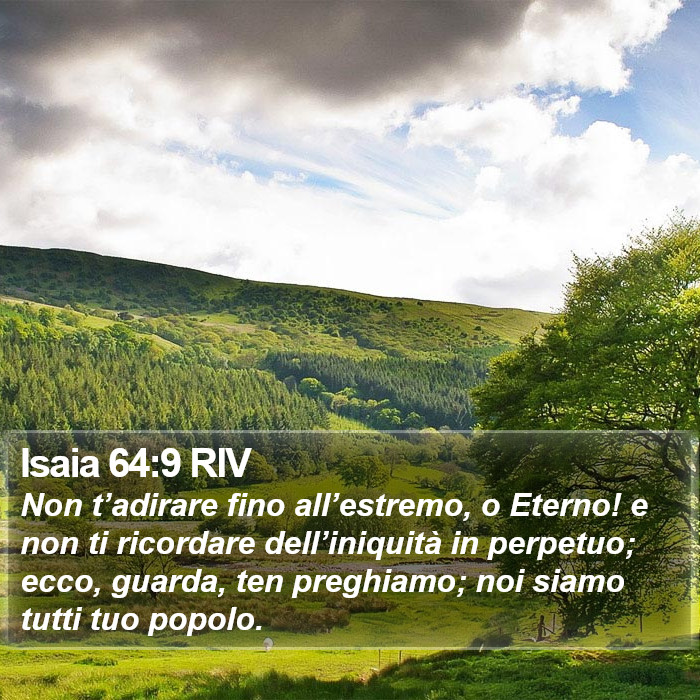 Isaia 64:9 RIV Bible Study