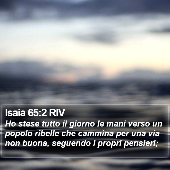 Isaia 65:2 RIV Bible Study