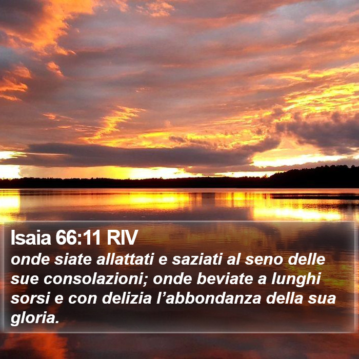 Isaia 66:11 RIV Bible Study