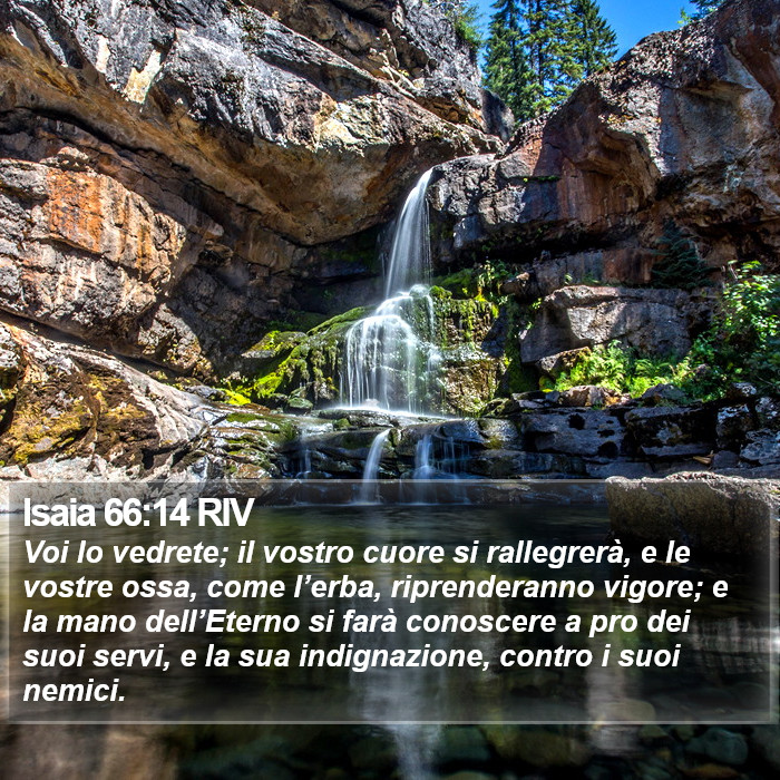 Isaia 66:14 RIV Bible Study