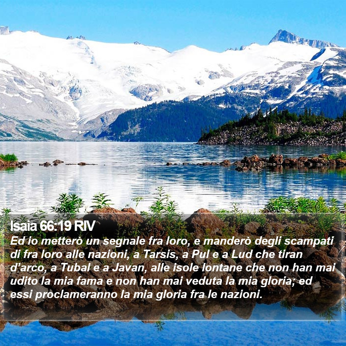 Isaia 66:19 RIV Bible Study