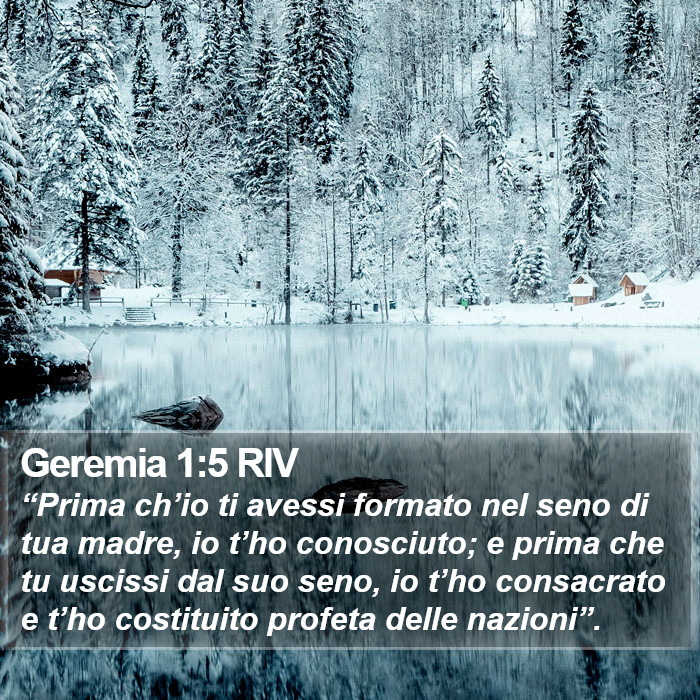 Geremia 1:5 RIV Bible Study