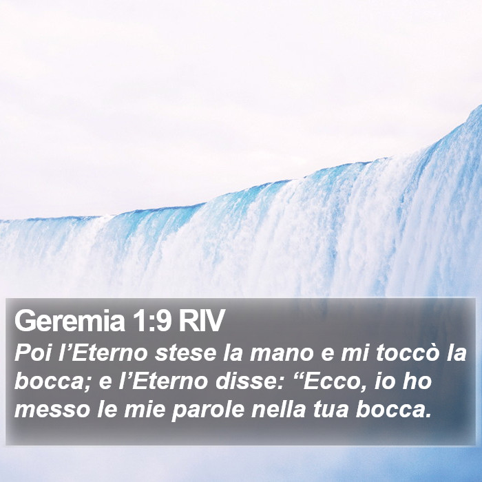 Geremia 1:9 RIV Bible Study