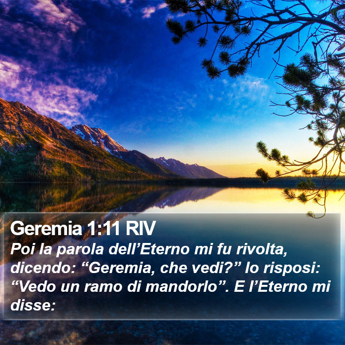 Geremia 1:11 RIV Bible Study