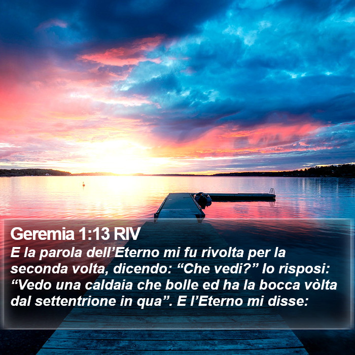 Geremia 1:13 RIV Bible Study